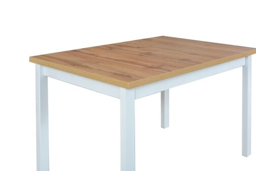 Stół ALBA 2M 140x80 cm | Nierozkładany blat laminowany + drewniane nogi - obrazek 4