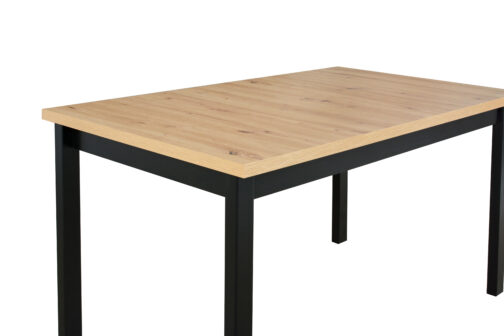 Stół ALBA 2M 140x80 cm | Nierozkładany blat laminowany + drewniane nogi - obrazek 3