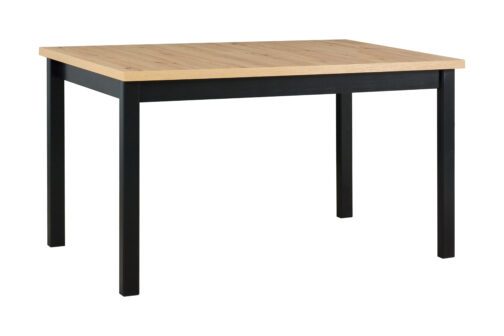 Stół ALBA 2M 140x80 cm | Nierozkładany blat laminowany + drewniane nogi - obrazek 2