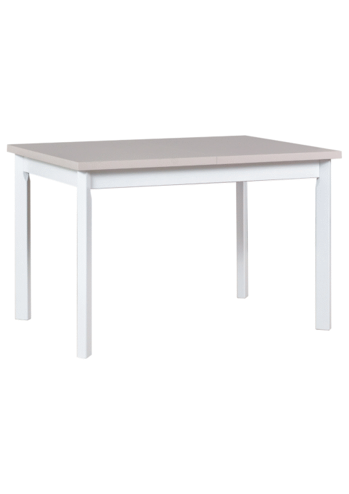 Stół MAX 5P 120x80 cm | Rozkładany stół kuchenny z blatem laminowanym i drewnianymi nogami