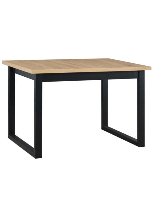 Stół IKON 3S 140x80 cm | Nowoczesny stół z metalowymi nogami i laminowanym blatem