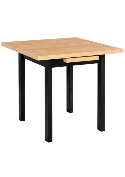 Stół MAX 7 80x80 cm – rozkładany stół do jadalni z drewnianymi nogami