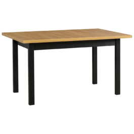 Stół Modena 1XL 80x140-220 cm | Rozkładany stół z drewnianymi nogami i dwoma wkładkami