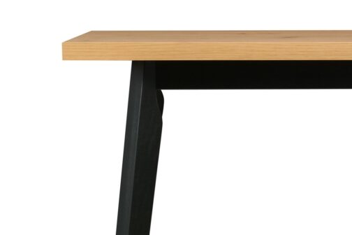 Stół OSLO 1L 80x80-110 cm | Rozkładany stół z drewnianymi nogami i laminowanym blatem - obrazek 3