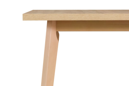 Stół OSLO 1L 80x80-110 cm | Rozkładany stół z drewnianymi nogami i laminowanym blatem - obrazek 4