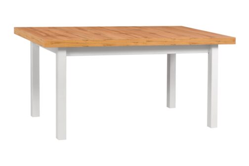 Stół Modena 6 92x160-240 cm | Rozkładany do 240 cm z pogrubianym blatem i drewnianymi nogami - obrazek 3
