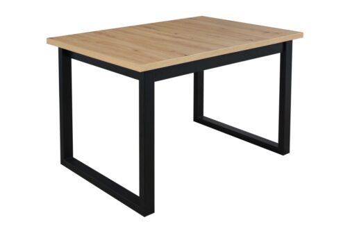 Stół IKON 3S 140x80 cm | Nowoczesny stół z metalowymi nogami i laminowanym blatem - obrazek 2