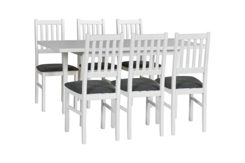 Stół MAX 10 120x70 cm | Rozkładany stół z drewnianymi nogami i laminowanym blatem - obrazek 5