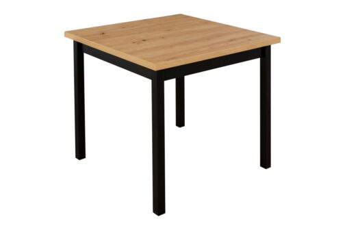 Stół MAX 9 80x80 cm | Nowoczesny stół z drewnianymi nogami i laminowanym blatem - obrazek 6
