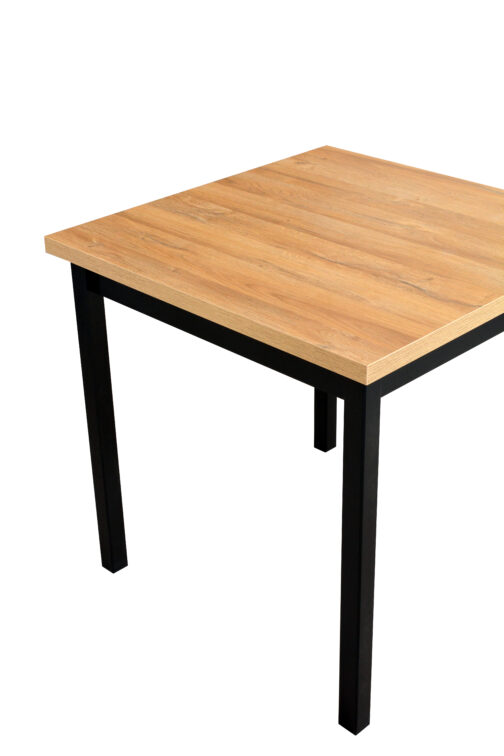 Stół MAX 9 80x80 cm | Nowoczesny stół z drewnianymi nogami i laminowanym blatem - obrazek 7
