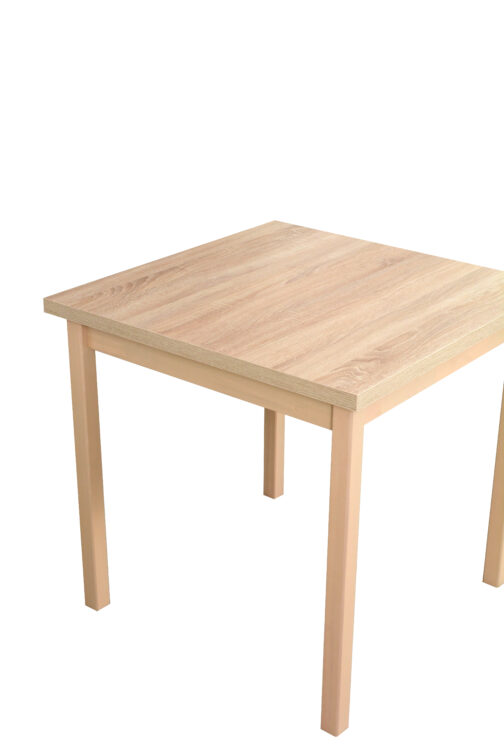 Stół MAX 9 80x80 cm | Nowoczesny stół z drewnianymi nogami i laminowanym blatem - obrazek 13