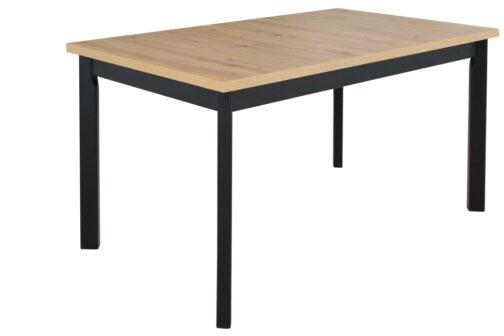 Stół Modena 1P 140x80 cm | Rozkładany stół z drewnianymi nogami i laminowanym blatem - obrazek 2