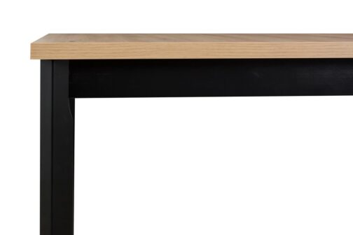 Stół Modena 1P 140x80 cm | Rozkładany stół z drewnianymi nogami i laminowanym blatem - obrazek 3