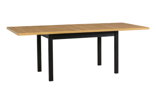 Stół Modena 1XL 80x140-220 cm | Rozkładany stół z drewnianymi nogami i dwoma wkładkami - obrazek 3