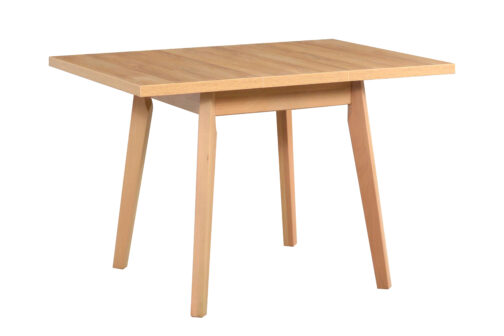 Stół OSLO 1L 80x80-110 cm | Rozkładany stół z drewnianymi nogami i laminowanym blatem - obrazek 6