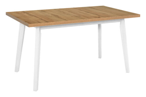 Stół OSLO 5 140x80 cm | Rozkładany stół laminowany z drewnianymi nogami - obrazek 5