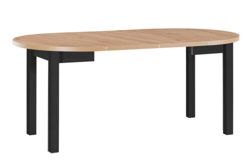 Stół PIOLI 4 100–180 cm okrągły rozkładany | Blat laminowany, nogi drewniane - obrazek 6