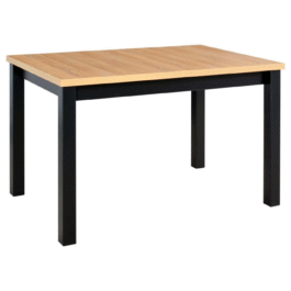 Stół MAX 5 120x80 cm | Rozkładany stół kuchenny z drewnianymi nogami i laminowanym blatem