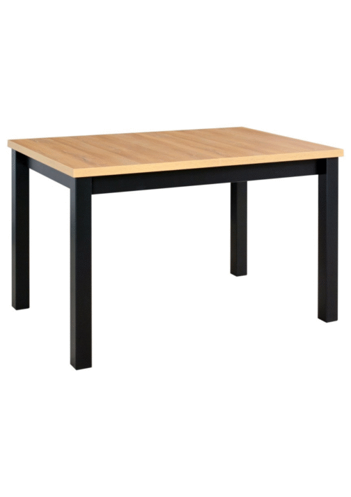 Stół MAX 5 120x80 cm | Rozkładany stół kuchenny z drewnianymi nogami i laminowanym blatem