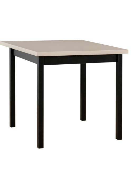 Stół MAX 9 80x80 cm | Nowoczesny stół z drewnianymi nogami i laminowanym blatem