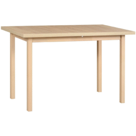 Stół MAX 10 120x70 cm | Rozkładany stół z drewnianymi nogami i laminowanym blatem