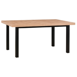 Stół Modena 6 92x160-240 cm | Rozkładany do 240 cm z pogrubianym blatem i drewnianymi nogami