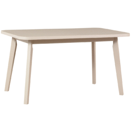 Stół OSLO 6 80x140-180 cm | Rozkładany stół laminowany na drewnianych nogach