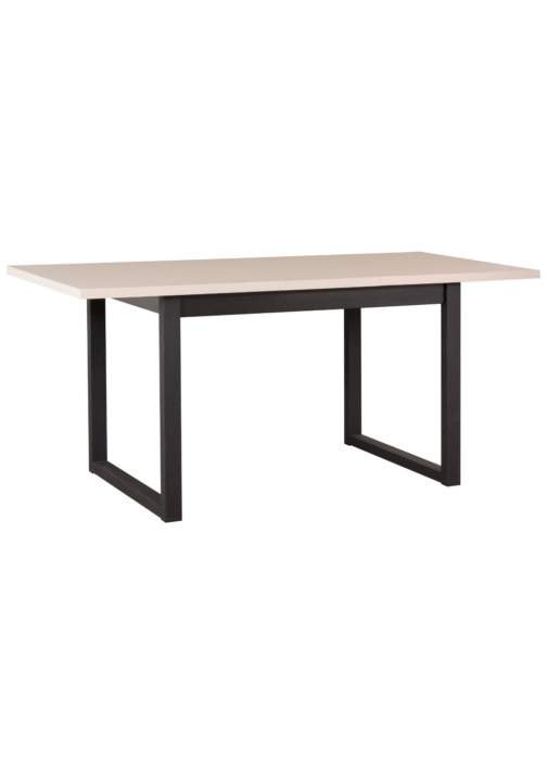 Stół IKON 3 80x140–180 cm | Nowoczesny stół z metalowymi nogami i laminowanym blatem