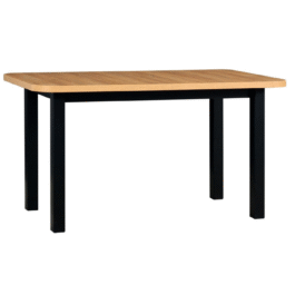 Stół WENUS 2 140–180 cm rozkładany | Blat laminowany, nogi drewniane