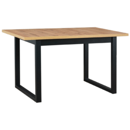 Stół IKON 3M 140×80 cm | Nowoczesny stół z metalowymi nogami i laminowanym blatem