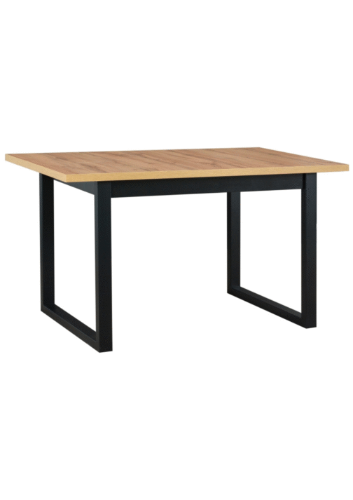 Stół IKON 3M 140×80 cm | Nowoczesny stół z metalowymi nogami i laminowanym blatem