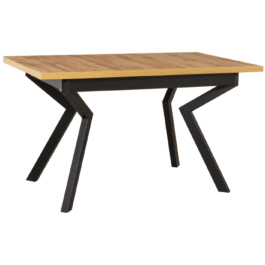 Stół IKON 4 80x140–180 cm | Nowoczesny stół z metalowymi nogami i funkcją rozkładania