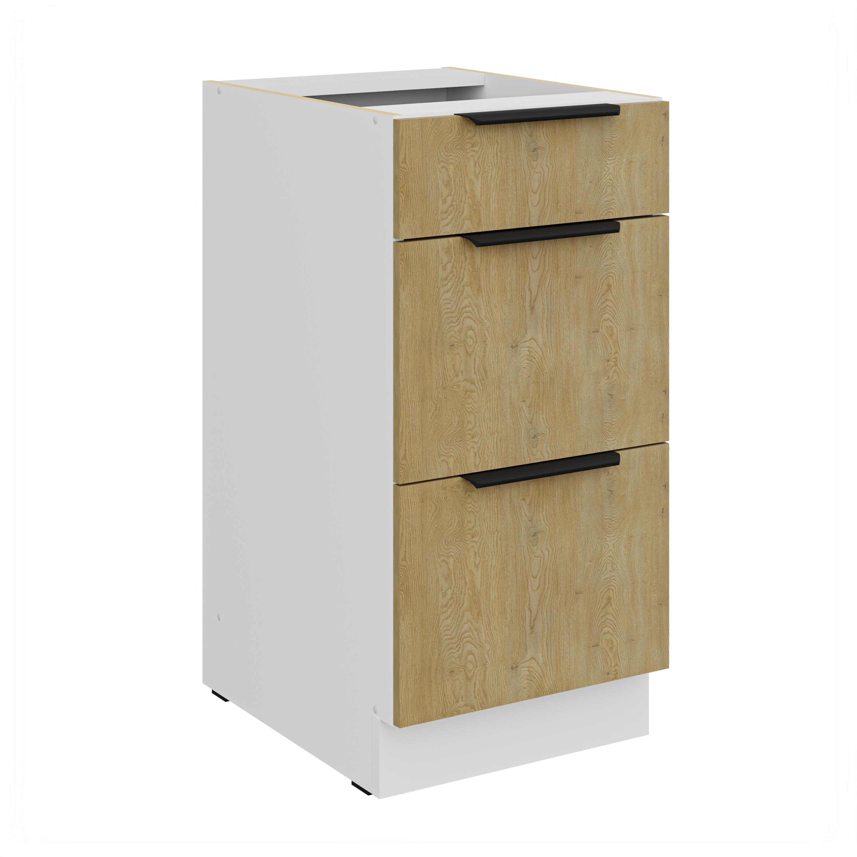 Szafka dolna 40D 3S Premium Box CREMONA WH Dąb Cremona/Biały