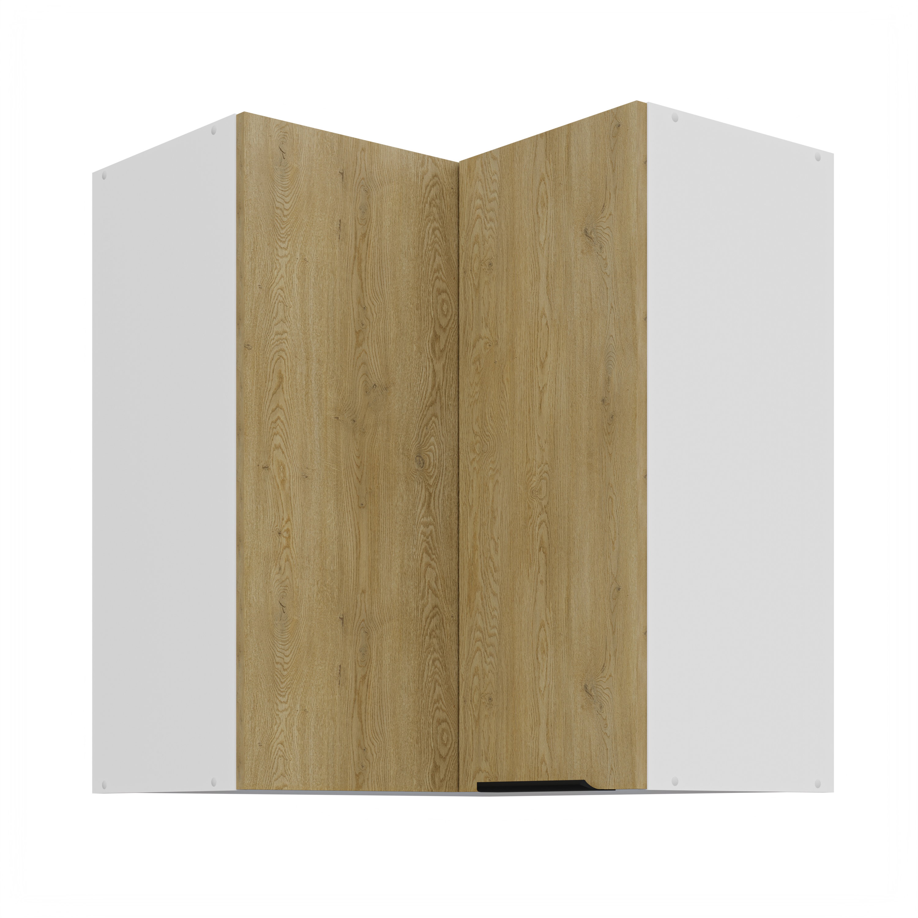 Szafka kuchenna górna narożna 60X60GN-72 2F 90 CREMONA WH Dąb Cremona/Biały