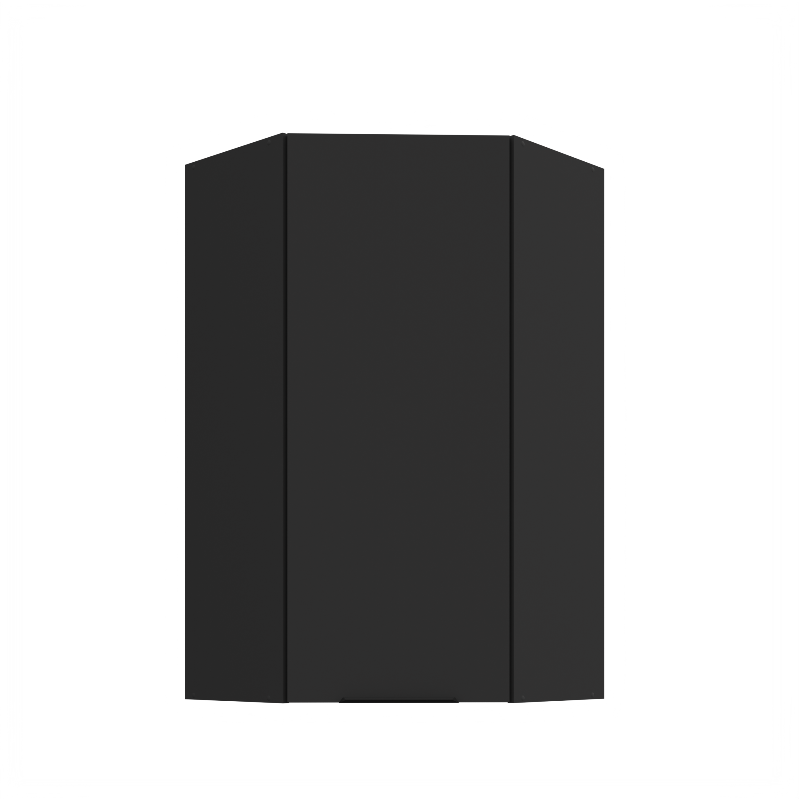 Szafka kuchenna górna narożna 60X60GN-108 1F (45) ARIA Czarny/Czarny