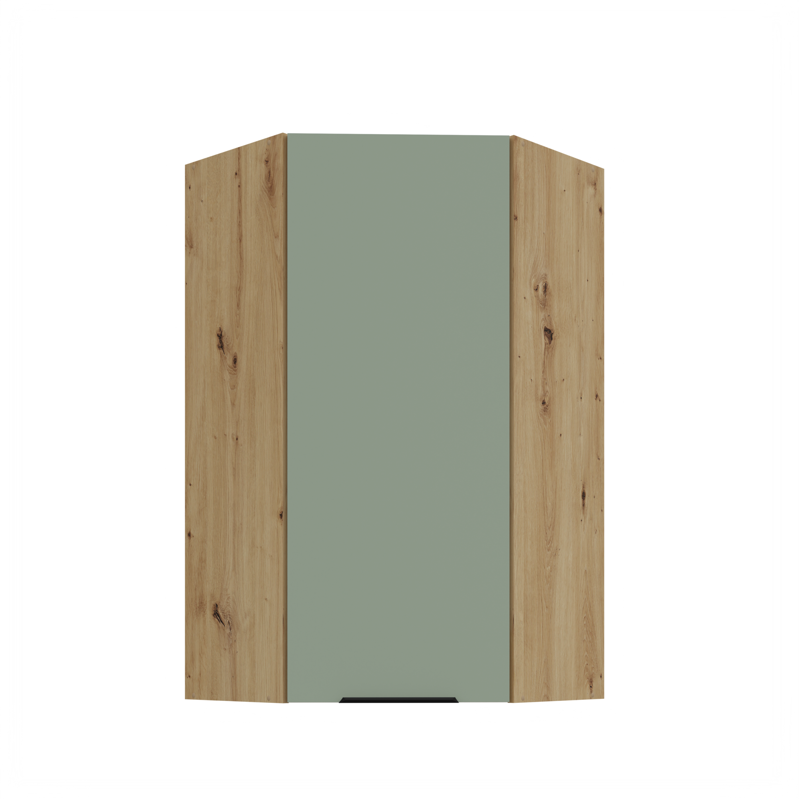 Szafka kuchenna górna narożna 60X60GN-108 1F (45) ARIA Aquamarine/Dąb Artisan