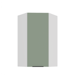 Szafka kuchenna górna narożna 60X60GN-108 1F (45) ARIA Aquamarine/Biały