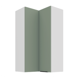 Szafka kuchenna górna narożna 60X60GN-108 2F (90) ARIA Aquamarine/Biały