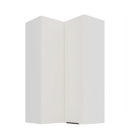 Szafka kuchenna górna narożna 60X60GN-108 2F (90) ARIA Biały/Biały