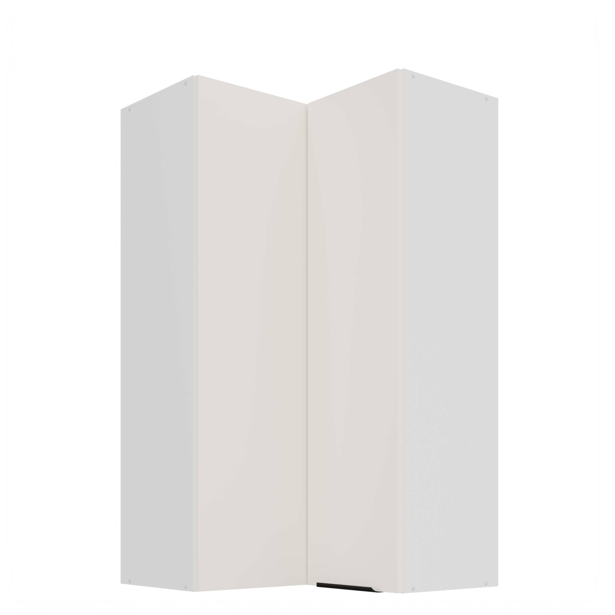 Szafka kuchenna górna narożna 60X60GN-108 2F (90) ARIA Biały/Biały