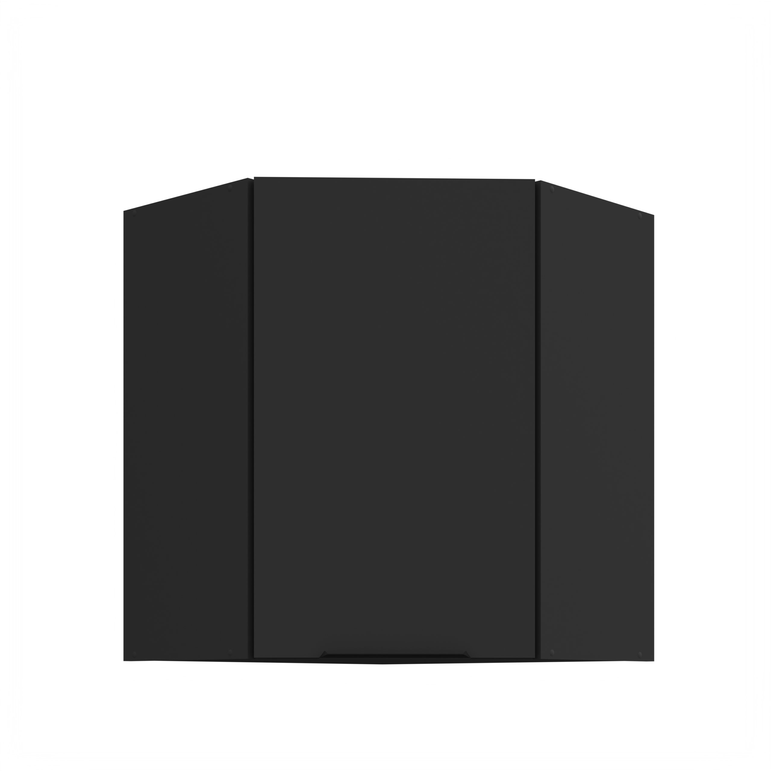 Szafka kuchenna górna narożna 60X60GN-72 1F (45) ARIA Czarny/Czarny