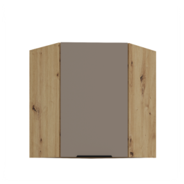 Szafka kuchenna górna narożna 60X60GN-72 1F (45) ARIA Sandgrau/Dąb Artisan