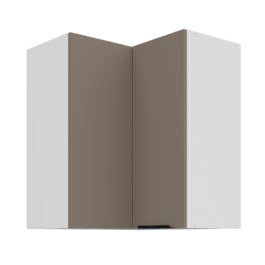Szafka kuchenna górna narożna 60X60GN-72 2F (90) ARIA Sandgrau/Biały