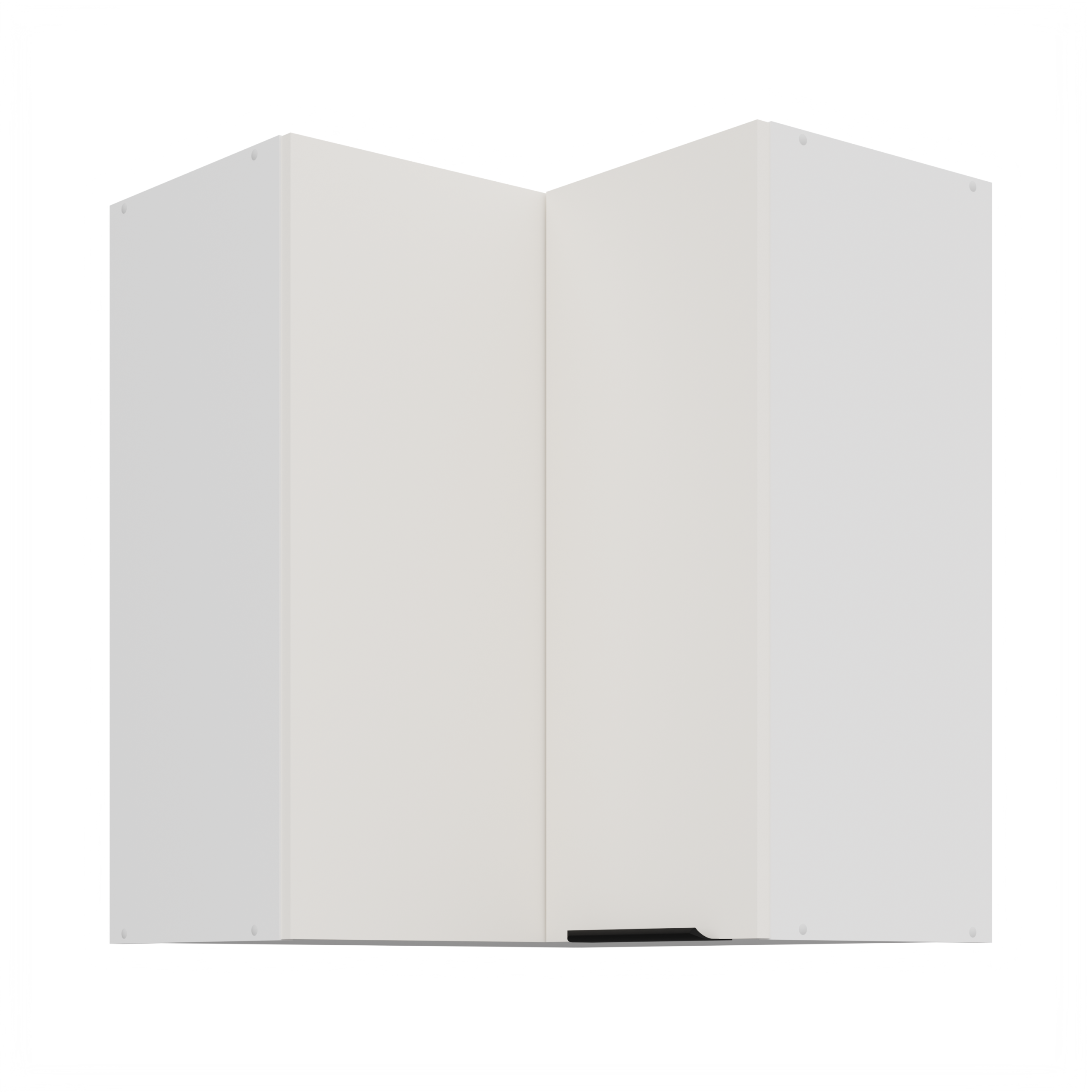 Szafka kuchenna górna narożna 60X60GN-72 2F (90) ARIA Biały/Biały