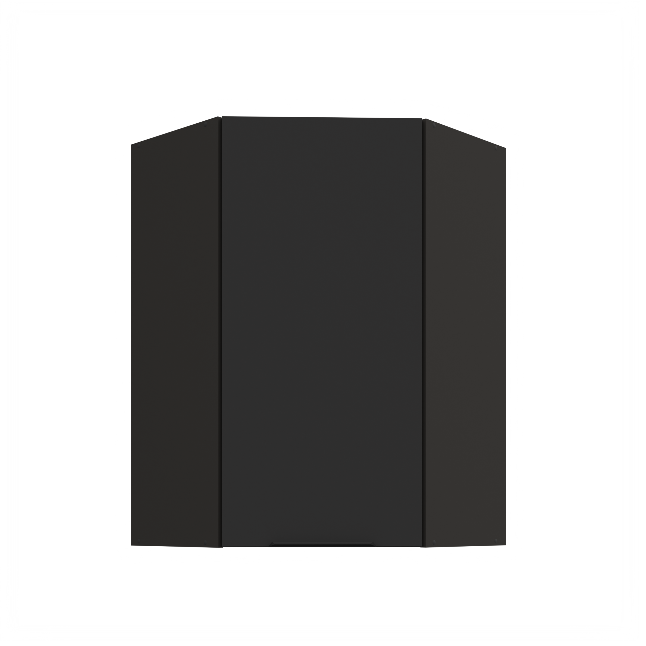 Szafka kuchenna górna narożna 60X60GN-90 1F (45) ARIA Czarny/Czarny