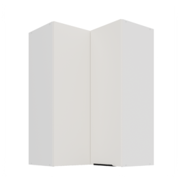 Szafka kuchenna górna narożna 60x60GN-90 2F (90) ARIA Biały/Biały
