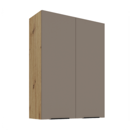 Szafka kuchenna górna 80G-108 2F ARIA Sandgrau/Dąb Artisan