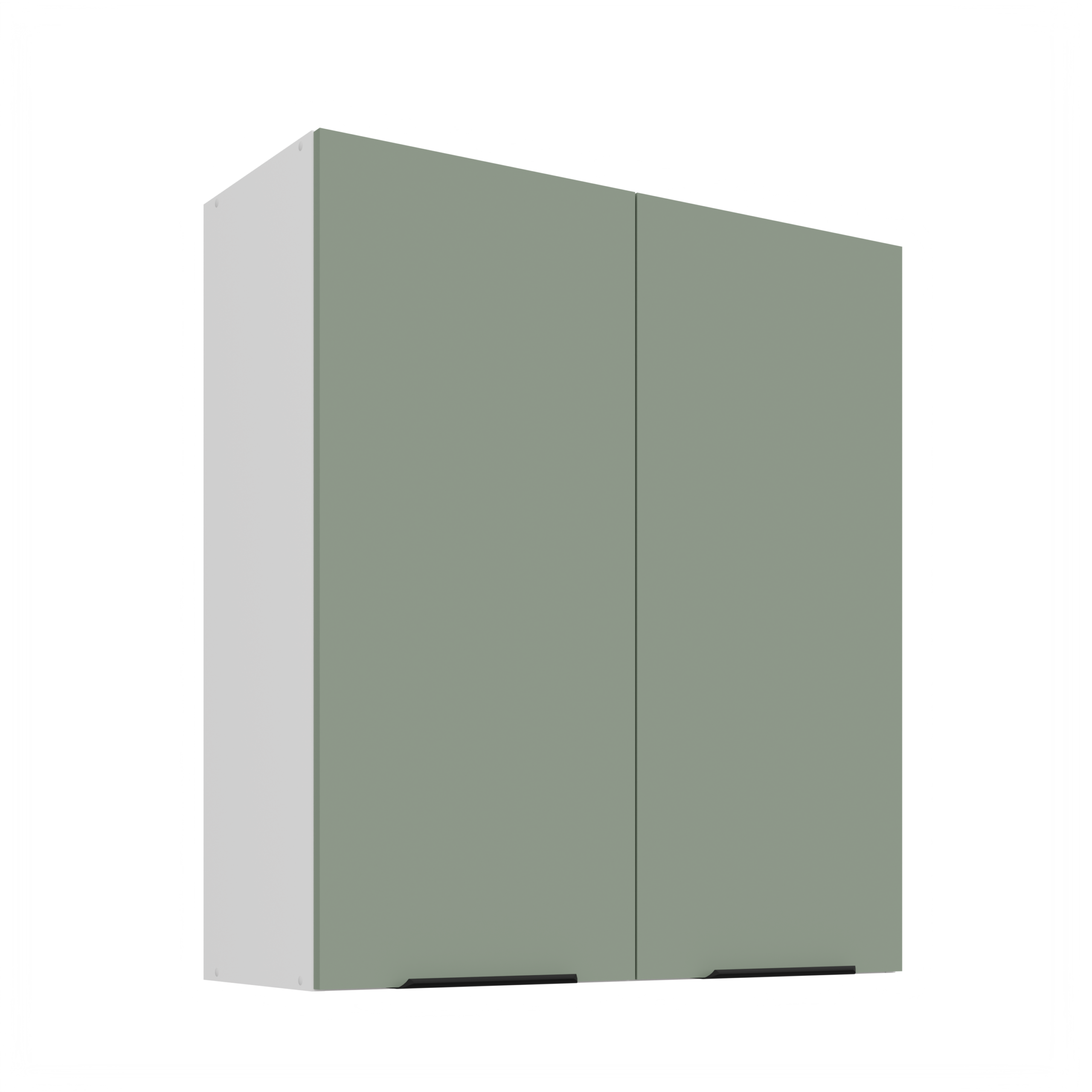 Szafka kuchenna górna 80G-90 2F ARIA Aquamarine/Biały