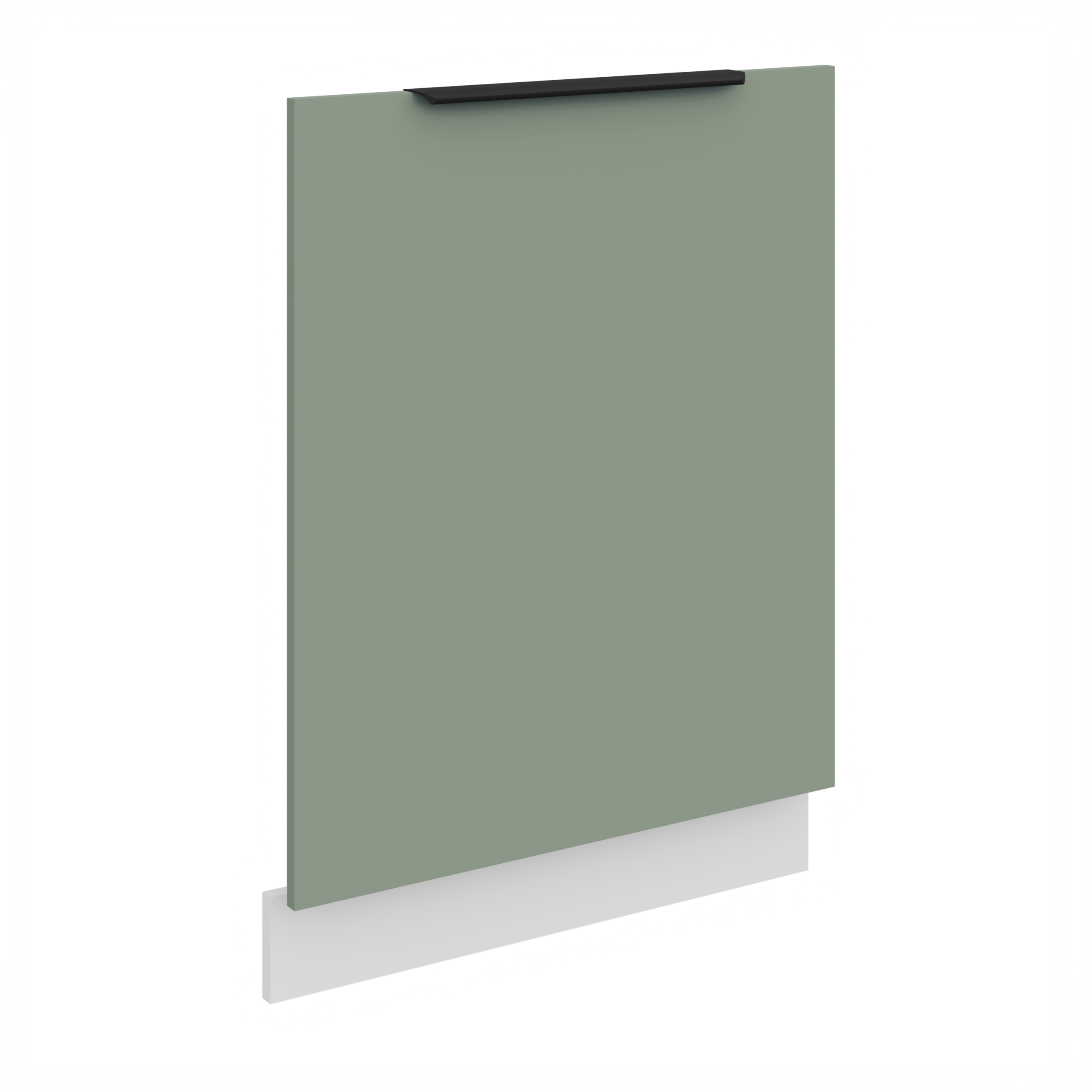 Front do zabudowy zmywarki ZM 713X596 ARIA Aquamarine/Biały