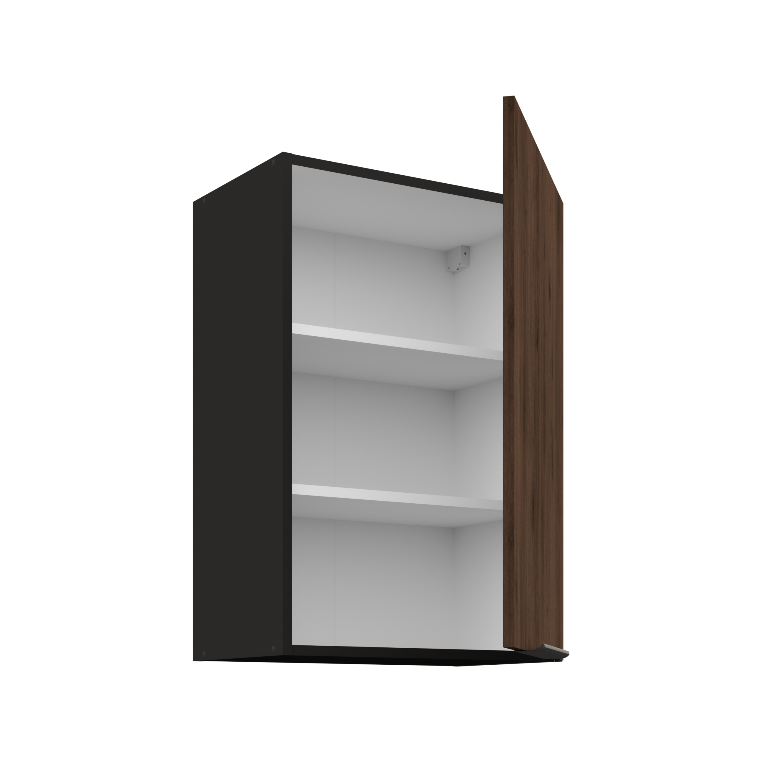 Zestaw mebli kuchennych MONZA Orzech Okapi/Czarny 280cm - obrazek 16